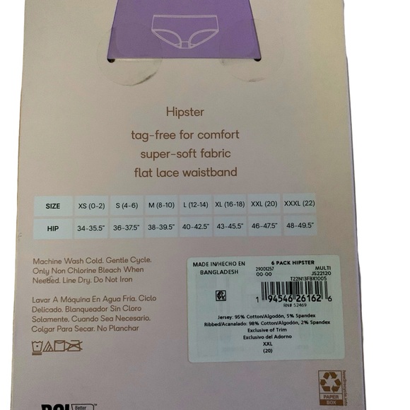 ❤️NWT UNOPENED BOXES-JOYSPUN (6) PAIRS OF UNDERWEAR VARIOUS SIZES! SEE BELOW!❤️ - Picture 13 of 13